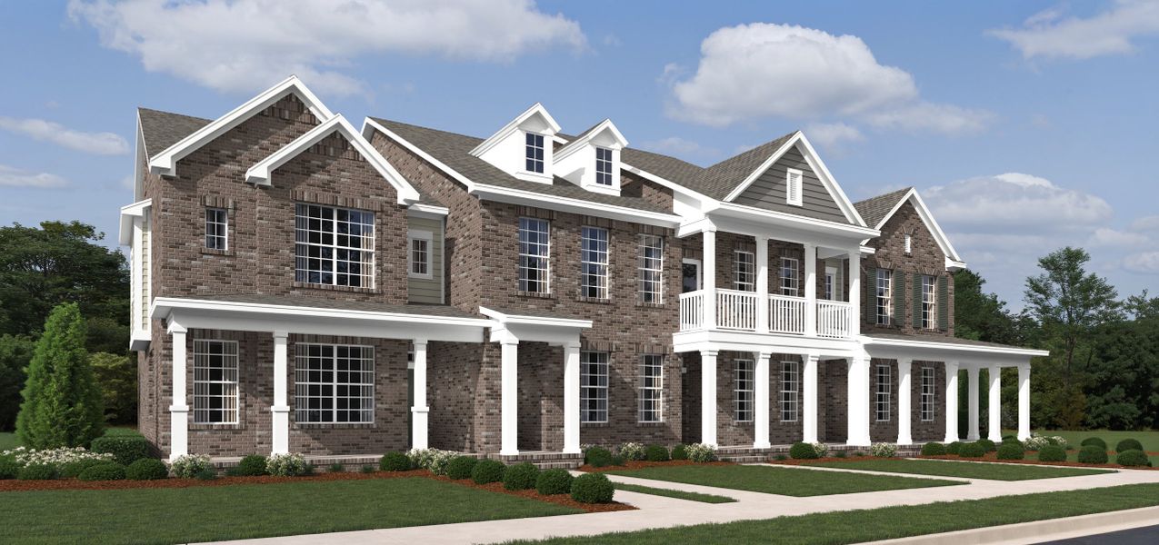 Representative exterior photo of a completed home built from the Alameda by Ashton Woods in Clari Park Townhomes, Murfreesboro, TN (Image 3).