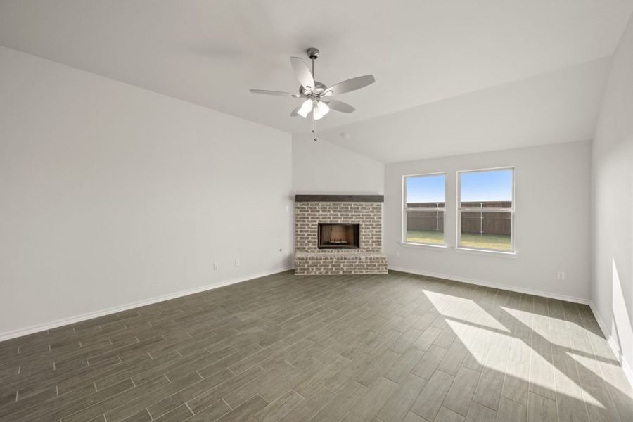 Front exterior of a new home in Myrtle Creek, Waxahachie, TX, highlighting curb appeal (Image 15).