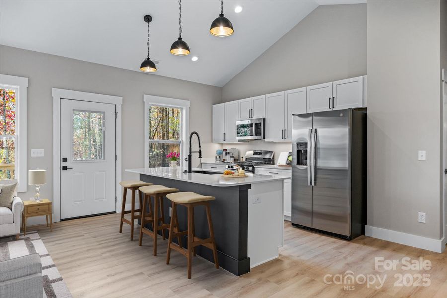 Furnished interior view inside a new home in , Horse Shoe (Image 6). Furnished interior view inside a new home in , Horse Shoe (Image 6).