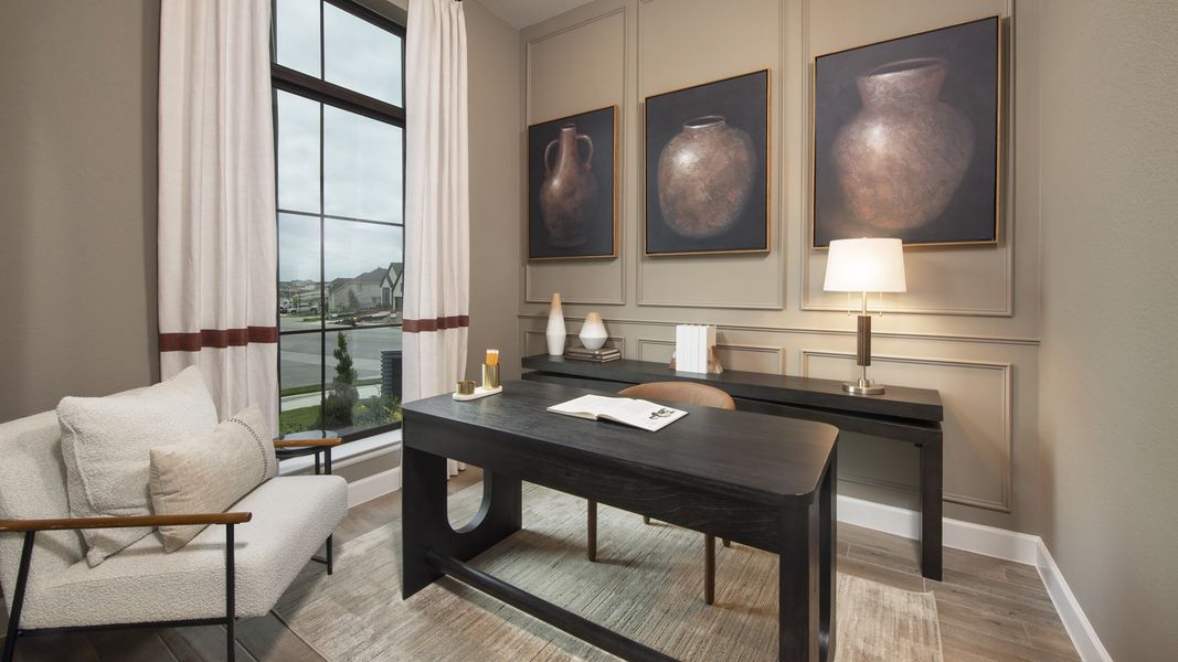 Representative furnished interior of a home built from the 2426W by Perry Homes in Parkside on the River, Georgetown (Image 4). Representative furnished interior of a home built from the 2426W by Perry Homes in Parkside on the River, Georgetown (Image 4).