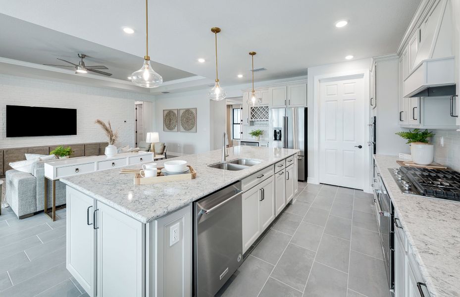 Stellar Kitchen New Home Floorplans at Southern Harmony