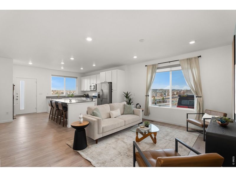 Furnished interior view inside a new home in Whisper Village, Arvada (Image 12).