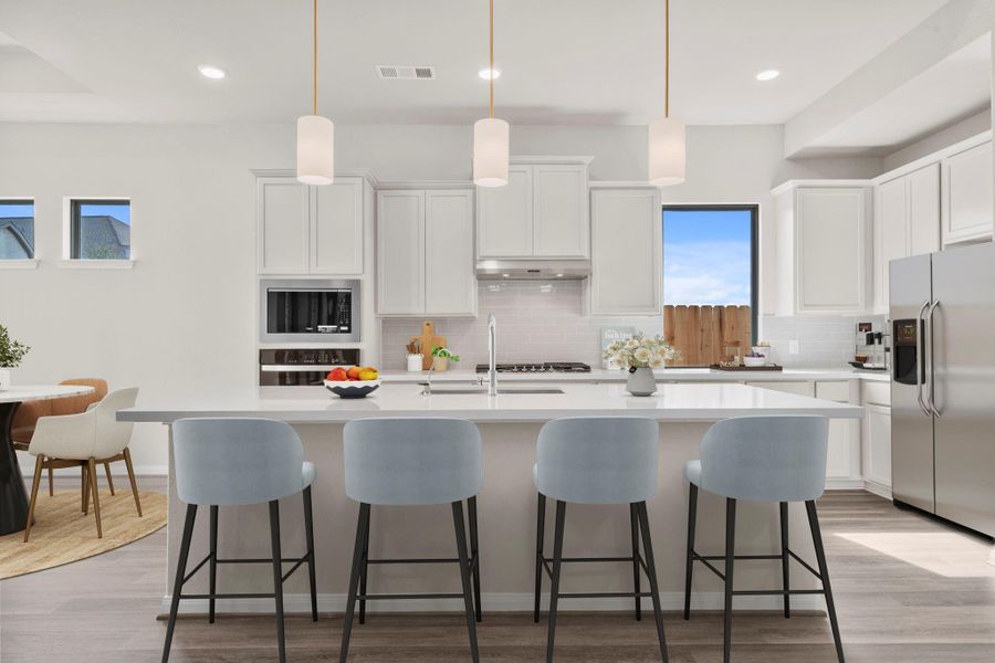 Furnished interior view inside a new home in Wildtree, Magnolia (Image 5).