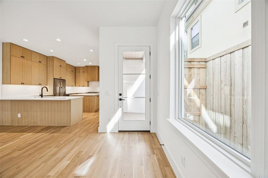 Furnished interior view inside a new home in , Dallas (Image 13).