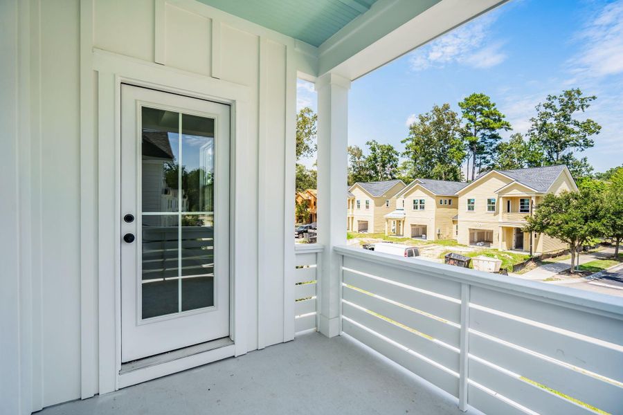 Exterior details and patio area of a home in , Charleston (Image 37). Exterior details and patio area of a home in , Charleston (Image 37).