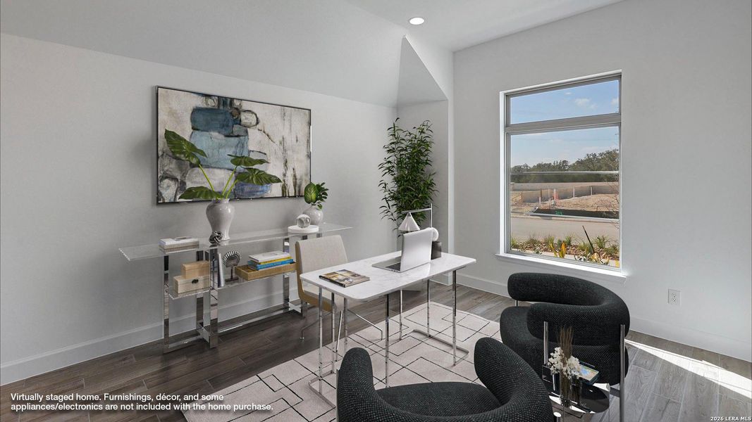 Furnished interior view inside a new home in Esperanza, Boerne (Image 8).