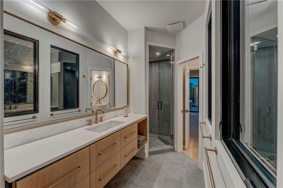 Furnished interior view inside a new home in , Atlanta (Image 15).