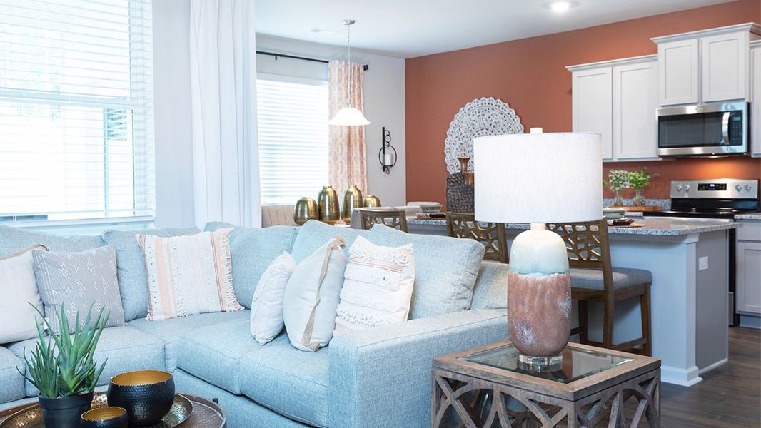 Representative furnished interior of a home built from the Cabral by D.R. Horton in Twin Lakes, Hoschton (Image 16).