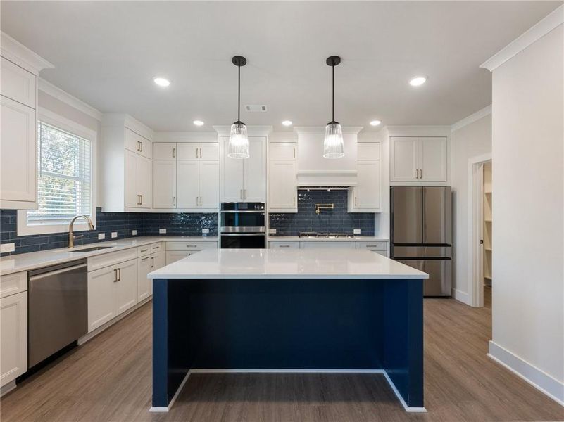 Furnished interior view inside a new home in , Buford (Image 26).