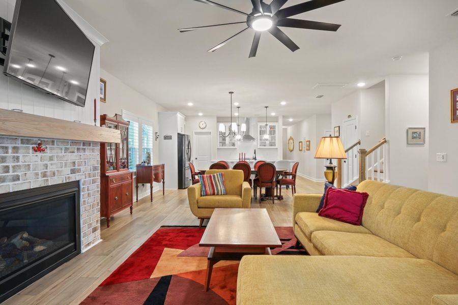 Furnished interior view inside a new home in , Summerville (Image 17).