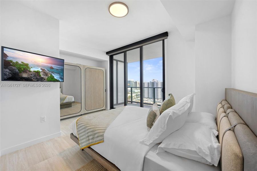 Furnished interior view inside a new home in , Miami Beach (Image 6).