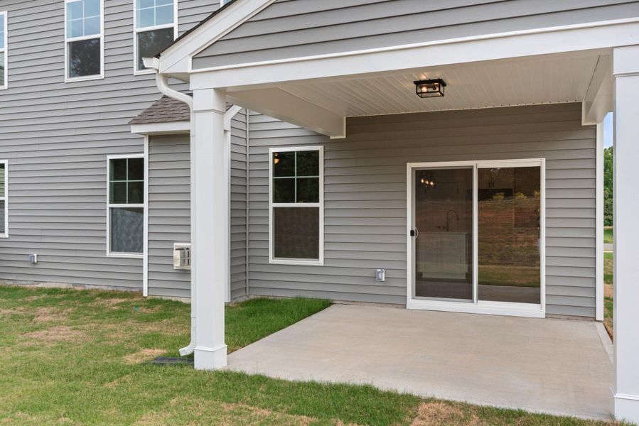 Exterior details and patio area of a home in Monterra, Kernersville (Image 3). Exterior details and patio area of a home in Monterra, Kernersville (Image 3).