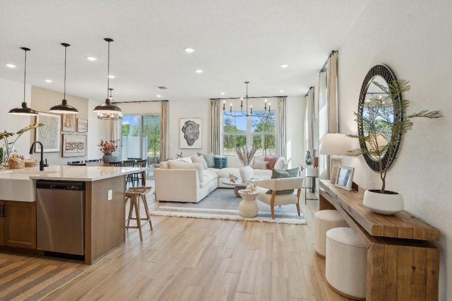 Kitchen and Great Room