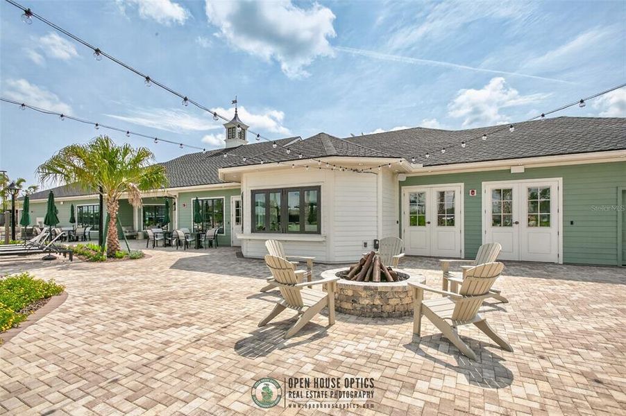 Exterior details and patio area of a home in Reverie at Palm Coast, Palm Coast (Image 27).