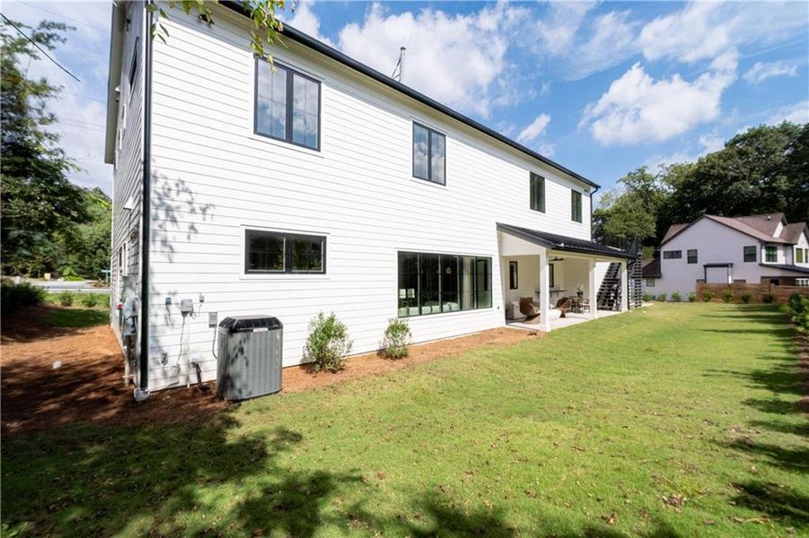Exterior details and patio area of a home in , Marietta (Image 31).