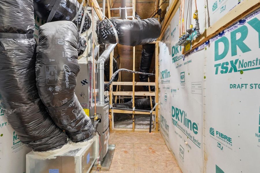 In-progress construction of a new home in Rone Creek, Waxhaw, NC (Image 59).