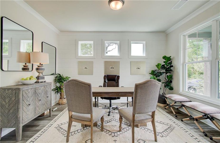 Furnished interior view inside a new home in , Hoschton (Image 6).