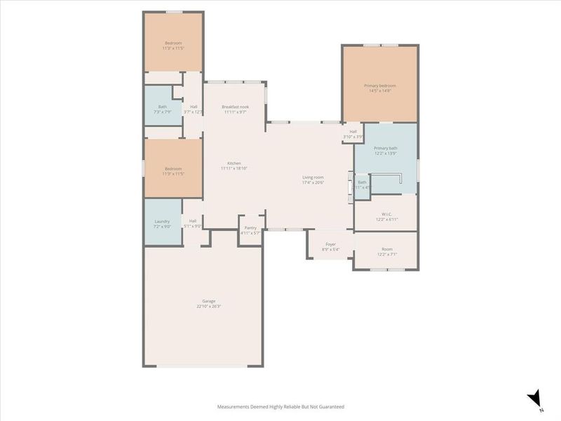 2D floor plan layout of this home in , Bluff Dale, TX (Image 4).