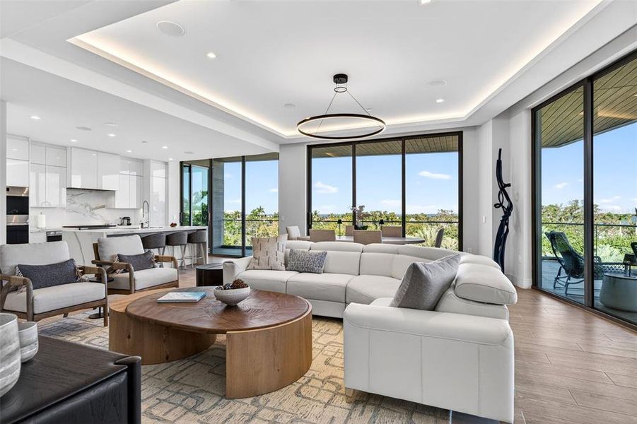 Furnished interior view inside a new home in , Longboat Key (Image 15). Furnished interior view inside a new home in , Longboat Key (Image 15).