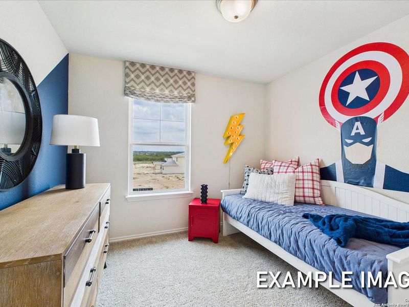 Furnished interior view inside a new home in Agave, San Antonio (Image 25).