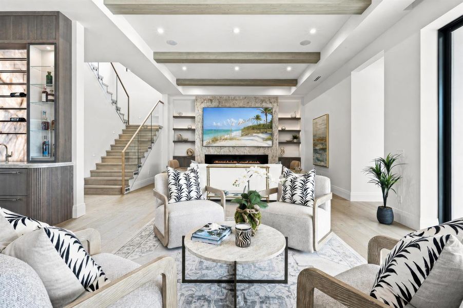 FAMILY ROOM SEATING AREA