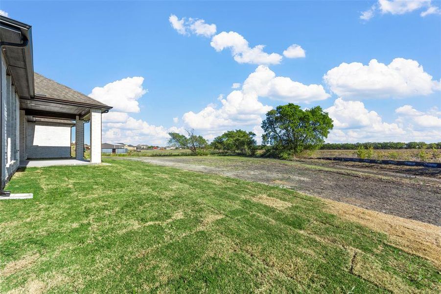 View of yard featuring a rural view