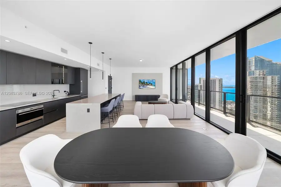 Furnished interior view inside a new home in , Miami Beach (Image 4). Furnished interior view inside a new home in , Miami Beach (Image 4).