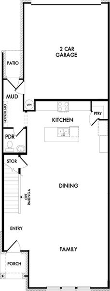 2D floor plan layout of this home in Creekshaw, Royse City, TX (Image 3).