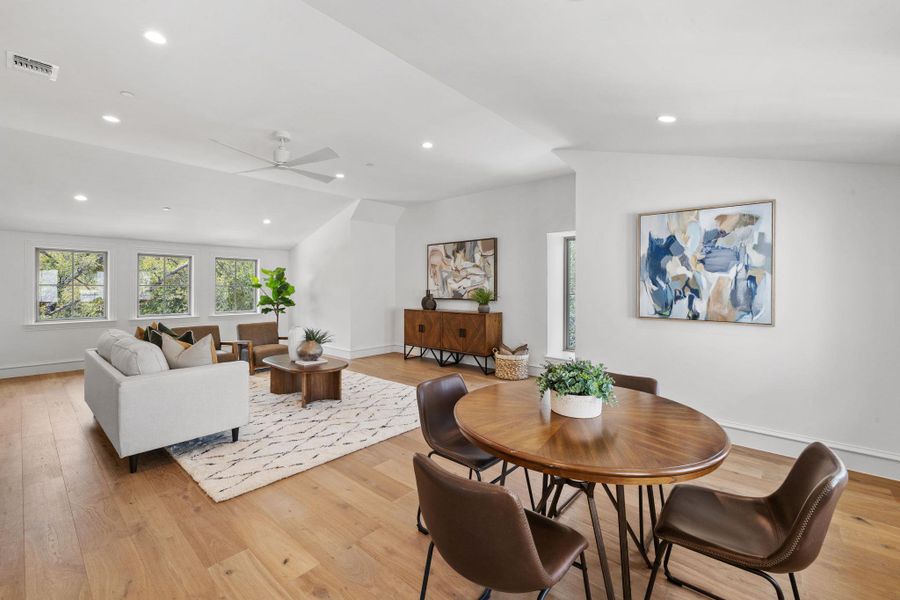 Furnished interior view inside a new home in , Austin (Image 29).
