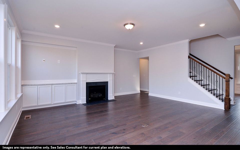 Spacious, unfurnished interior of a new home in Aden Woods, Nashville (Image 15).