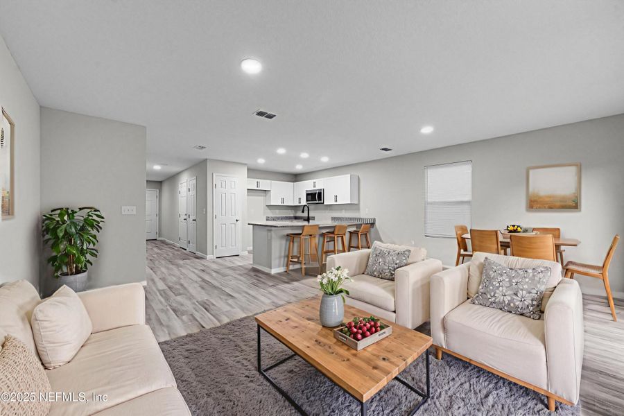 Furnished interior view inside a new home in , Jacksonville (Image 13).