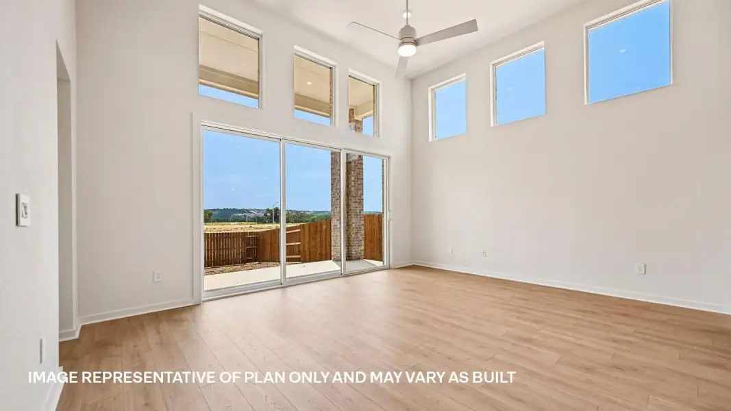 Spacious, unfurnished interior of a new home in The Enclave at Bar W Ranch, Leander (Image 21). Spacious, unfurnished interior of a new home in The Enclave at Bar W Ranch, Leander (Image 21).