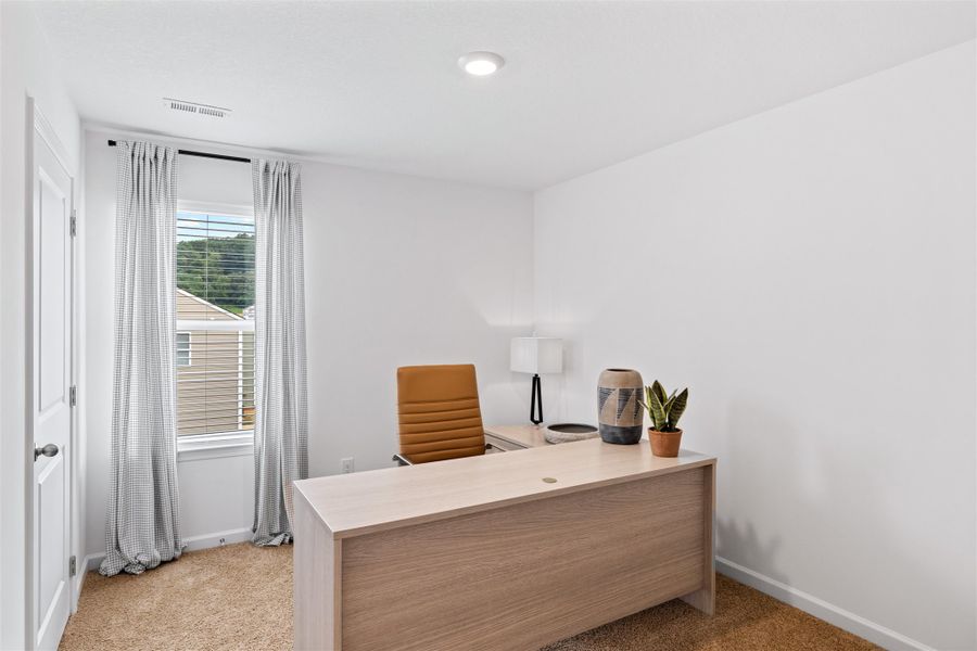 Representative furnished interior of a home built from the Belhaven by D.R. Horton in The Ridge at Neals Landing, Knoxville (Image 18).