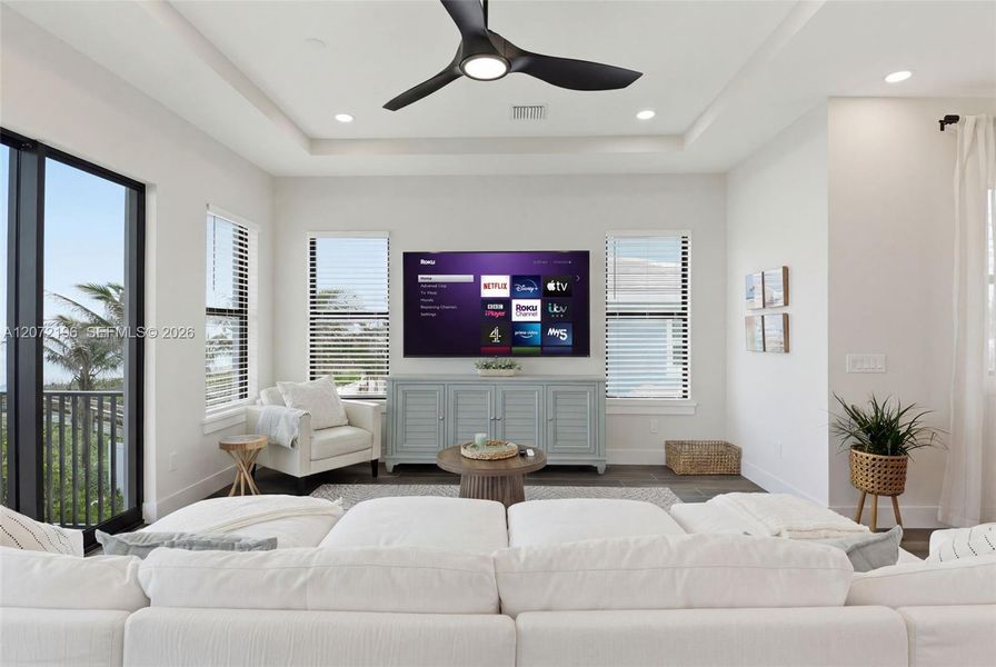 Furnished interior view inside a new home in , Melbourne Beach (Image 71).