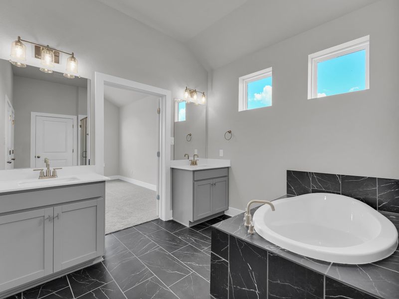 Furnished interior view inside a new home in Parklands Estates, Schertz (Image 7).