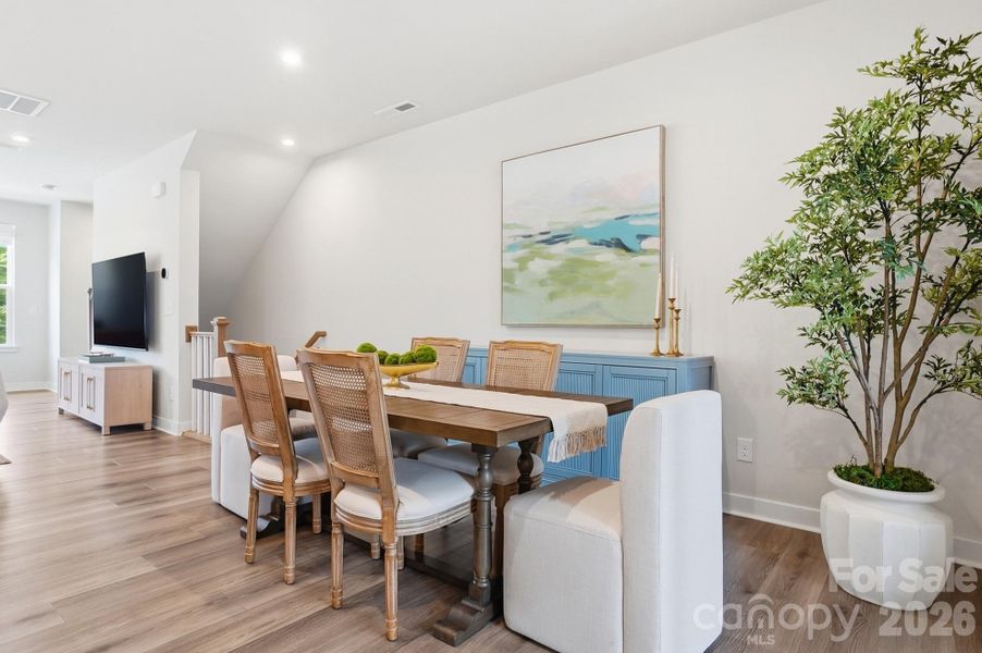 Furnished interior view inside a new home in Bailey Mills, Matthews (Image 6).