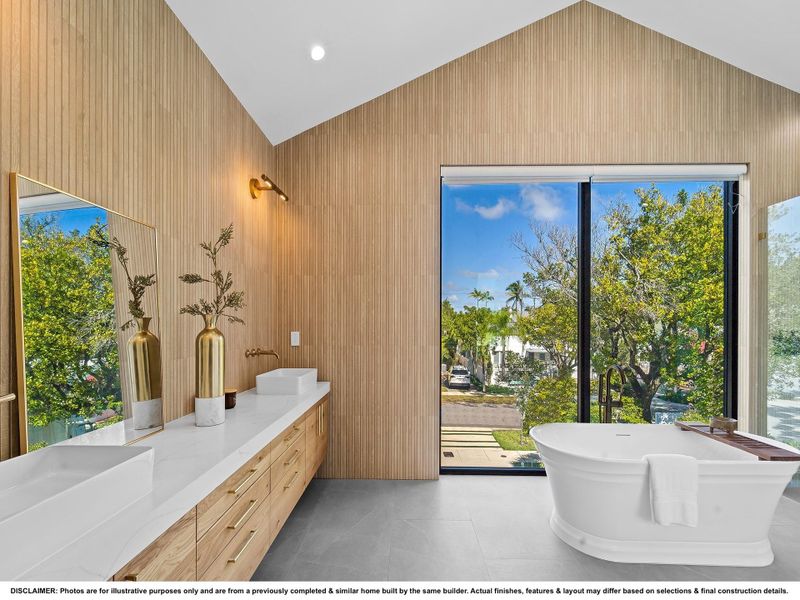 DISCLAIMER: Photos are for illustrative purposes only and are from a previously completed & similar home built by the same builder. Actual finishes, features & layout may differ based on selections & final construction details.