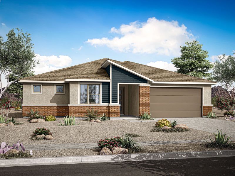 Representative exterior photo of a completed home built from the Burgundy by Mattamy Homes in White Tank Vistas, Waddell, AZ (Image 21).