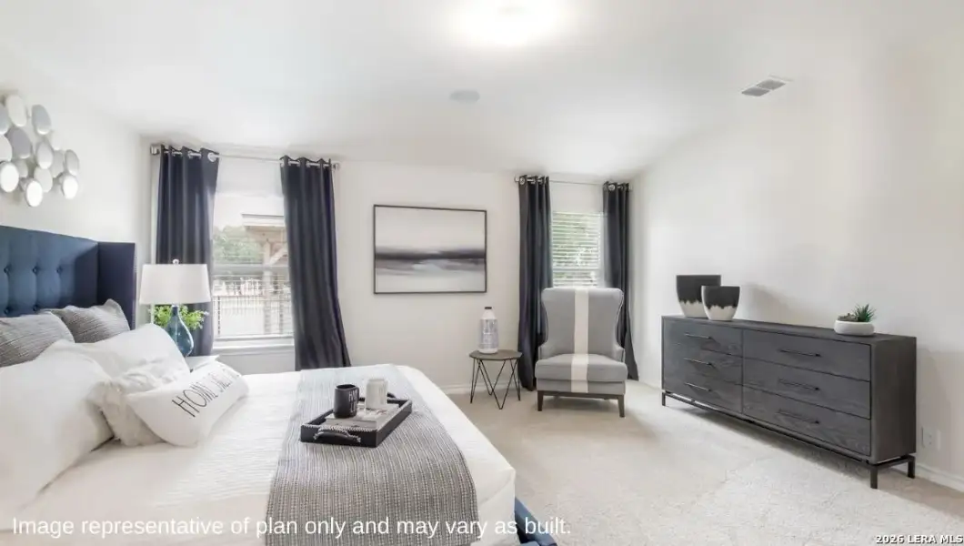 Furnished interior view inside a new home in , Cibolo (Image 17).