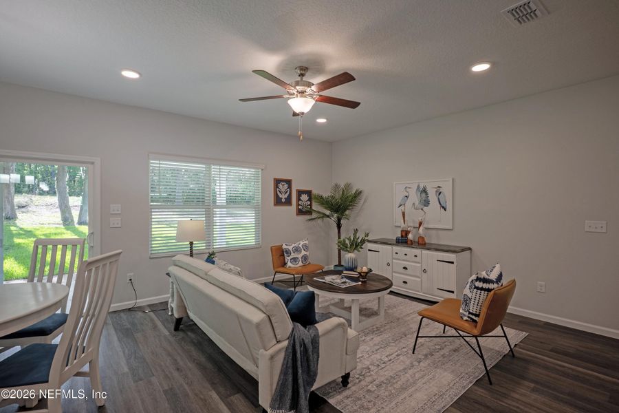 Furnished interior view inside a new home in , Jacksonville (Image 16).