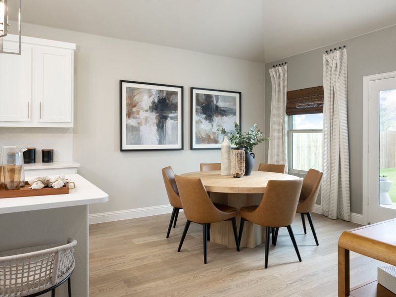 Furnished interior view inside a new home in Lakehaven - Signature Series, Farmersville (Image 7).