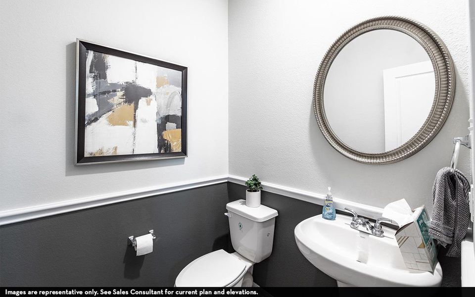 Bathroom with toilet and a sink