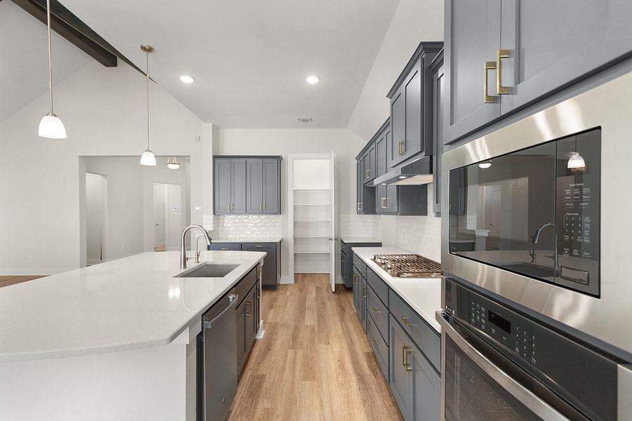 Furnished interior view inside a new home in Highland Village, Georgetown (Image 46). Furnished interior view inside a new home in Highland Village, Georgetown (Image 46).