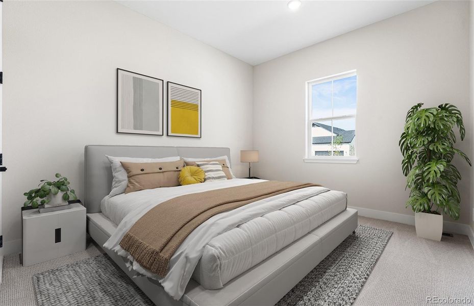 Furnished interior view inside a new home in Hilltop at Inspiration, Aurora (Image 11).