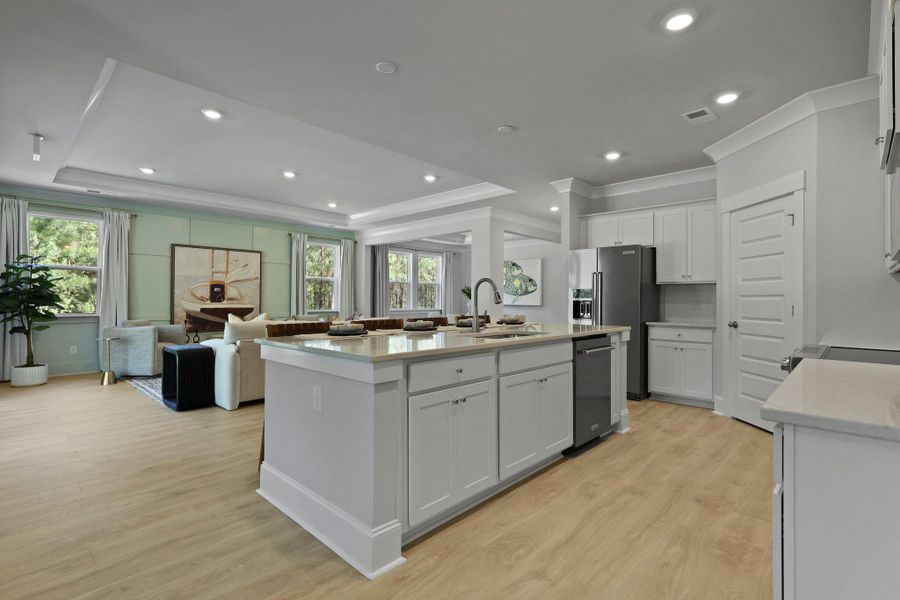 Furnished interior view inside a new home in Berkeley Bay, Ridgeville (Image 11).