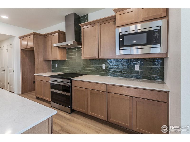 Furnished interior view inside a new home in Trailside Story Collection - Single Family Homes, Timnath (Image 11).