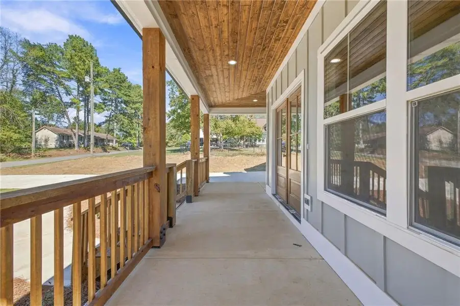 Exterior details and patio area of a home in , Rockmart (Image 4). Exterior details and patio area of a home in , Rockmart (Image 4).