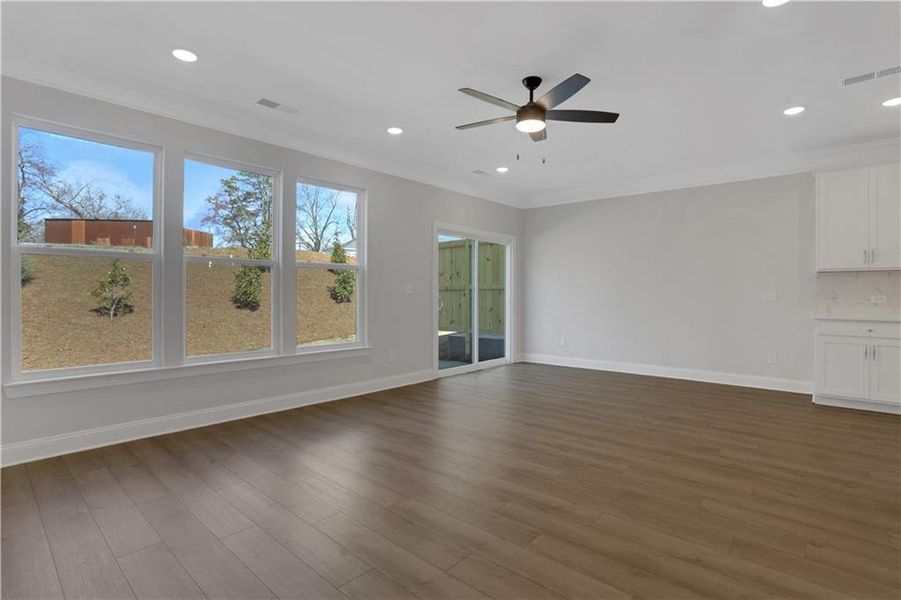 Spacious, unfurnished interior of a new home in Villas at Dawsonville Townhomes, Dawsonville (Image 25). Spacious, unfurnished interior of a new home in Villas at Dawsonville Townhomes, Dawsonville (Image 25).