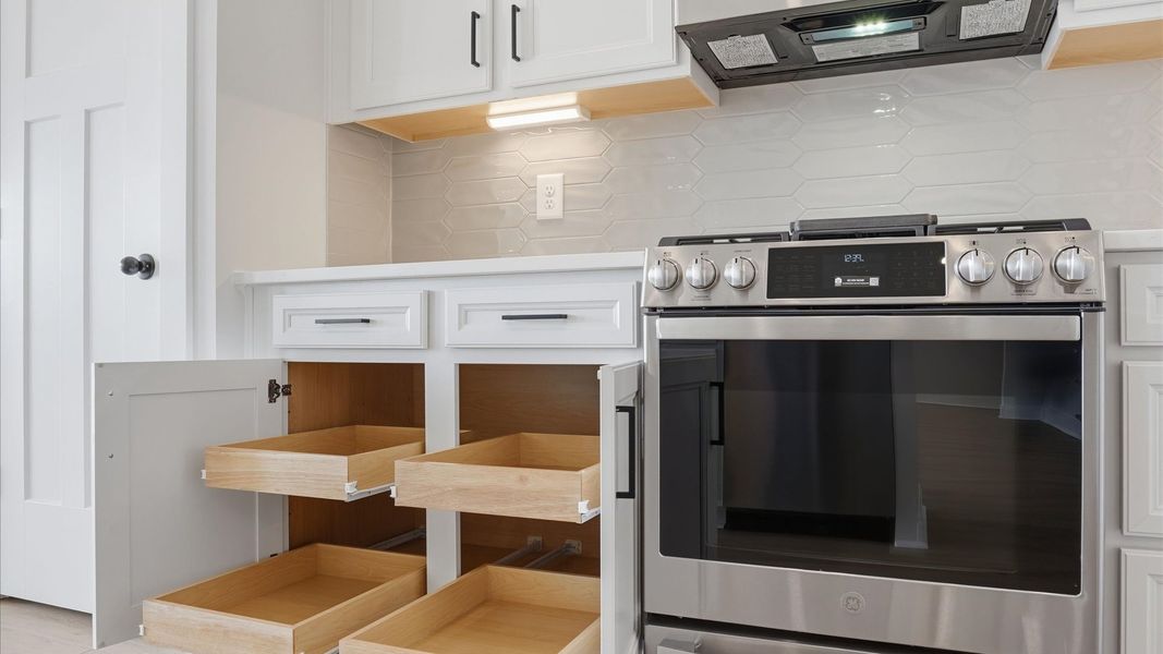 Furnished interior view inside a new home in Mulberry Estates, Simpsonville (Image 17).