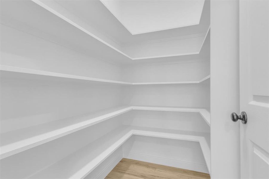 View of storage area